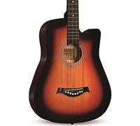 Acoustic Guitar 38" Classical Guitar With Performance Bag Steel String Strap Beginners Adults Guitar Popular Music Playing, 9 Colors,D,bonny369