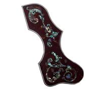 Acoustic guitar accessories For Acoustic Guitar Pickguard 2mm Thick Pickguard Acoustic Guitar Pickguard Replacement Accessories (Color : B-R)