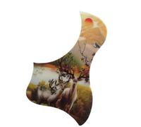 Acoustic guitar accessories Personalized Style Guitar Shield Painted Guitar Protection Board Sweeping String Protection Guitar (Color : F)