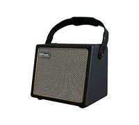 Acoustic Guitar Amplifier, 30 Watt Bluetooth Speaker Rechargeable Portable Acoustic Guitar Amp with Reverb Chorus Effect,3 Inputs, Black