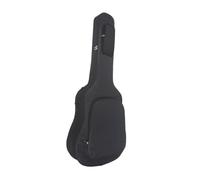 Acoustic Guitar Bag for 38" & 36" Folk Guitars, Waterproof Oxford with Thick Padding, Side Handle & Adjustable Straps, Black Gig Bag