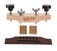 Acoustic Guitar Bridge Install Caul Clamp With Left-Handed Bridge Set