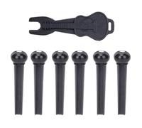 Acoustic Guitar Bridge Pins & Puller Set Bass Guitar Bridge Pegs String Nails Remover Guitar Pin Puller Easy To Use