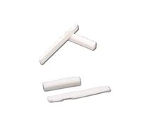 Acoustic Guitar Bridge Saddle and Nut 4Pcs 2 Sets, Real Cattle Bone Accessories for 6 String Guitar