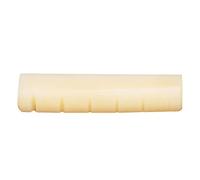 Acoustic Guitar Bridge Saddle, Real Cattle Bone Unbleached 6-String Slotted Acoustic Guitar Nut Musical instrument Replacement parts for for 43mm Guitar Slot