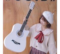 Acoustic Guitar Bundle for Beginners, Full Size Cutaway Acoustic Guitar Kit with Gig Bag and Spruce Top, Easy to Play