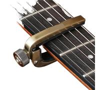 Acoustic Guitar Capo Guitar Capo Adjustable Roller Metal Perfect Quick Change Tune for Electric Acoustic, Bass, Violin, and Ukulele(Yellow)