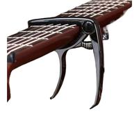 Acoustic Guitar Capo Guitar Capo Metal 1PCS Aluminum Alloy Tuner Clamp Professional Key Trigger for Acoustic Electric Musical Instruments(Black)