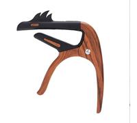 Acoustic Guitar Capo Guitar Capo Portable Universal Metal Tuning Clamp Removable Parts Accessories Tools(Wood-Black)