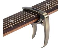 Acoustic Guitar Capo Metal Guitar Capo for Acoustic/Electric/Classic Trigger Change Tune Key Clamp(Gold)