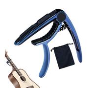 Acoustic Guitar Capo, Ukulele Metal Tuning Clip, Multi-Function Portable Guitar Capo for Stage Performance, Live Concert, Practice, Learning, Recording