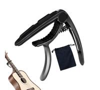 Acoustic Guitar Capo | Ukulele Metal Tuning Clip | Portable Guitar Capo Multi-functions Heavy-Duty Ukulele Clamp for Beginner Learning Practice