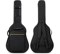Acoustic Guitar Case for Fender CP-60S Parlor | Soft lining and padded middle layer; Adjustable rucksack straps with carry handles; Front zipped pocket for lesson essentials