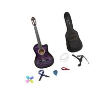 Acoustic Guitar Classical Guitar 6 Nylon Strings Lightweight Adult Performance Grade Notched Guitar for Beginner Travel Exams,