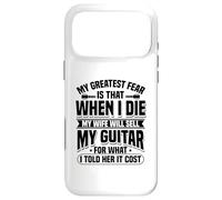 Acoustic Guitar Design For Bass Players - My Wife Will Sell Case for iPhone 17 Pro Max