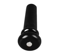Acoustic Guitar End Pin Synthetic Plastic Guitar String Peg Tailnail Replacement for Strap Fixing and String Adjustment Suitable for Acoustic Guitar Bass Musical Instruments (Black)