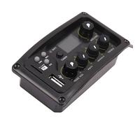 Acoustic Guitar Equalizer 3-band EQ Pickup With MP3 And Tuner Function LCD Display Bass Middle Treble Volune Adjust Professional acoustic guitar pickups