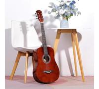 Acoustic Guitar For Beginner, Beginner Guitar for Teenager And Adults With Guitar Bag Brass Strings Capo String Pick(Brown,38in)