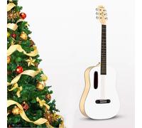 Acoustic Guitar for Beginners with Accessories Kit, Full Size Instrument for Adults and Teens, Includes Gig Bag, Tuner, Strap, Capo, and Chord Poster for Easy Learning