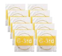 Acoustic Guitar G Strings, Light Tension - Corrosion-Resistant Rust-Prevent Brass, Offers a Bright and Well-Balanced Acoustic Tone G 3rd (3rd 10 Pack)