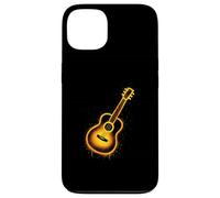 Acoustic Guitar Graffiti Illustration Case for iPhone 13