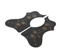 Acoustic Guitar Guitar Packed Packaging Kept in Durable Plastic for the Striped Protection [2 packages] (Black)