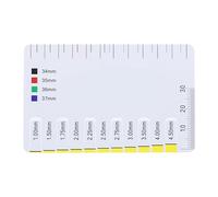 Acoustic Guitar Measuring Ruler String Height Gauge Ruler Card Luthier Tool For Electric Classical Bass Guitar String Gauge