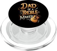 Acoustic Guitar Music Dad Of A Treble Maker PopSockets PopGrip for MagSafe