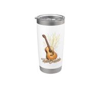 Acoustic Guitar Musician Treble Maker Stainless Steel Insulated Tumbler