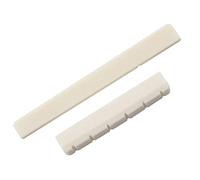 Acoustic Guitar Parts Classical Guitar Neck Replacement Bridge Saddle Nut Set 39 Inch White Cow Bone for Guitar Accessories