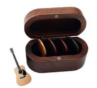 Acoustic Guitar Pick Set - Guitar Pick Pack for Bass Guitar with Storage Case | Portable Guitar Accessories, Guitar Tuner for Guitar Lovers Musicians