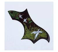 Acoustic Guitar Pickguard 2.0mm Thickness Hand Painting Finish Self Sticker Guitar Pickguard Acoustic Guitar Pickguards (Color : 05)
