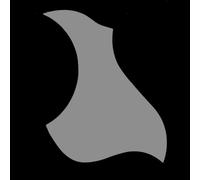 Acoustic Guitar Pickguard 40/41 Inch Eagle-shaped Folk Classical Wood Guitar Pickguard Turtle Back Transparent Two Colors Available(B)