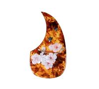 Acoustic Guitar Pickguard Acoustic Guitar Pickguard 41 Inch D-shaped Water Drop Color Shell Color Wooden Guitar Strum Baffle Sticker(H)