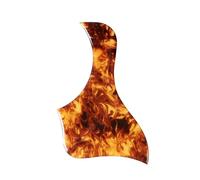 Acoustic Guitar Pickguard Acoustic Guitar Pickguard 41 Inch D-shaped Water Drop Color Shell Color Wooden Guitar Strum Baffle Sticker(J)