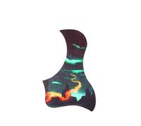 Acoustic Guitar Pickguard Acoustic Guitar Pickguard Wooden Guitar Protection Board Sticker Strum Guard Bird-shaped Decorative Panel(F)