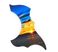 Acoustic Guitar Pickguard Colorful Personalized Bird-shaped Acoustic Guitar Pickguard Guitar Pickguard Guitar Strum Baffle(H)