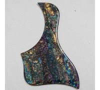 Acoustic Guitar Pickguard Compatible with Taylor Acoustic Guitar Self-Adhesive 2mm Scratch Plate Peel and Stick Guitar Top Protector Replacement Pick Guard (Cosmic Marble)