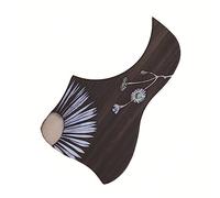 Acoustic Guitar Pickguard Folk Classical Rosewood Pickguard Abalone Shell Inlaid Pickguard Acoustic Guitar Pickguards