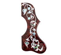 Acoustic Guitar Pickguard, for Gibson J-200 SJ-200, 2MM Thick Scratch Plate, Self-Adhesive Guitar Pick Guard, Universal Fit for 41-42 Inch Acoustic Guitar (H-style)