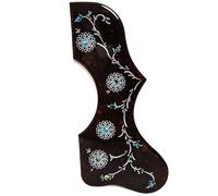 Acoustic Guitar Pickguard, for Gibson J-200 SJ-200, 2MM Thick Scratch Plate, Self-Adhesive Guitar Pick Guard, Universal Fit for 41-42 Inch Acoustic Guitar (K-style)