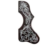 Acoustic Guitar Pickguard, for Gibson J-200 SJ-200, 2MM Thick Scratch Plate, Self-Adhesive Guitar Pick Guard, Universal Fit for 41-42 Inch Acoustic Guitar (I-style)