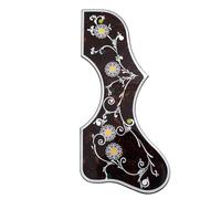 Acoustic Guitar Pickguard, for Gibson J-200 SJ-200, 2MM Thick Scratch Plate, Self-Adhesive Guitar Pick Guard, Universal Fit for 41-42 Inch Acoustic Guitar (D-style)