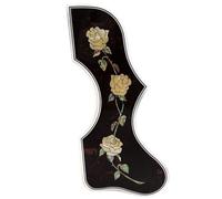 Acoustic Guitar Pickguard for Gibson J200 / SJ200 Abalone Shell Pickguard Self-Adhesive 3M Backing 2mm Thick - Fits 40"-42" Acoustic Guitars - Right/Left Hand Options (SN04 - Right)