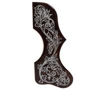 Acoustic Guitar Pickguard for Gibson J200 / SJ200 Abalone Shell Pickguard Self-Adhesive 3M Backing 2mm Thick - Fits 40"-42" Acoustic Guitars - Right/Left Hand Options (SN10 - Right)