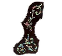 Acoustic Guitar Pickguard for Gibson J200 / SJ200 Abalone Shell Pickguard Self-Adhesive 3M Backing 2mm Thick - Fits 40"-42" Acoustic Guitars - Right/Left Hand Options (SN15 - Left)