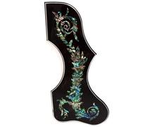 Acoustic Guitar Pickguard for Gibson J200 / SJ200 Abalone Shell Pickguard Self-Adhesive 3M Backing 2mm Thick - Fits 40"-42" Acoustic Guitars - Right/Left Hand Options (SN05 - Right)