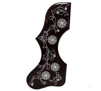 Acoustic Guitar Pickguard for Gibson J200 / SJ200 Abalone Shell Pickguard Self-Adhesive 3M Backing 2mm Thick - Fits 40"-42" Acoustic Guitars - Right/Left Hand Options (SN19 - Left)