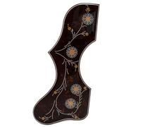 Acoustic Guitar Pickguard for Gibson J200 / SJ200 Abalone Shell Pickguard Self-Adhesive 3M Backing 2mm Thick - Fits 40"-42" Acoustic Guitars - Right/Left Hand Options (SN18 - Left)