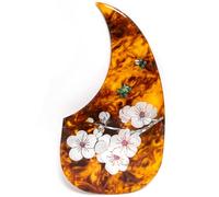 Acoustic Guitar Pickguard for Martin D45 2MM Thick Scratch Plate, Self-Adhesive Scratch Guard, Universal Fit for Gibson, Taylor, Martin, 38-41 Inch Guitars, 9 Vibrant Colors, 3D Design (SN11)